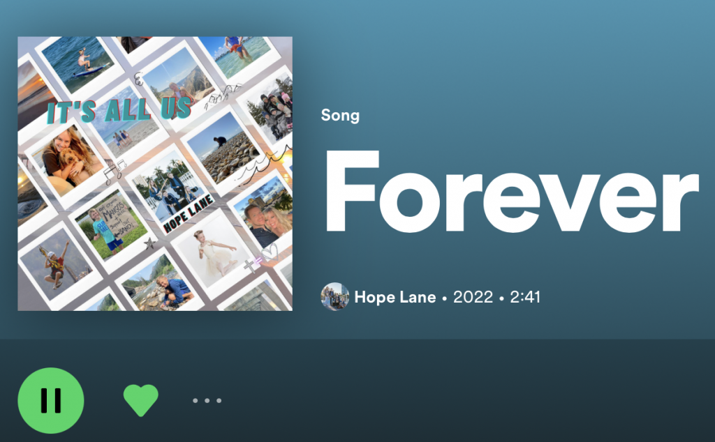 Forever by Hope Lane on Spotify
